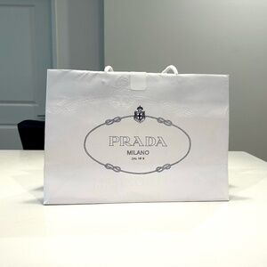 Authentic Prada shopping bag